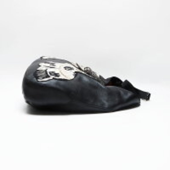 GUCCI Embroidery HOBO Dionysus Dog Shoulder Bag Black - Picture 3 of 12